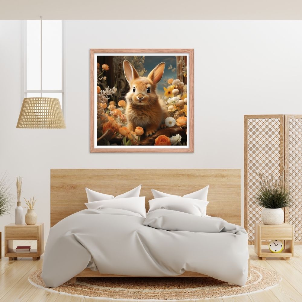 Spring Awakening Vibrant Framed Poster displayed in a bright setting